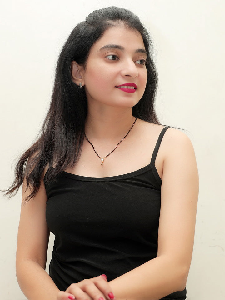 oval Diamond magalsutra