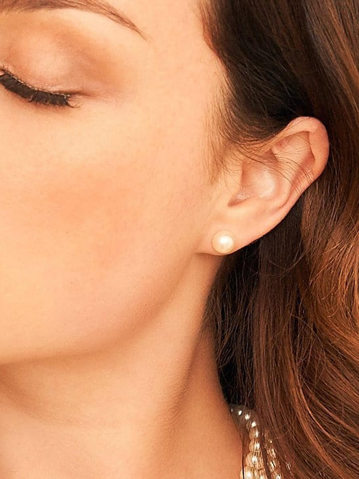 White Perls  earrings