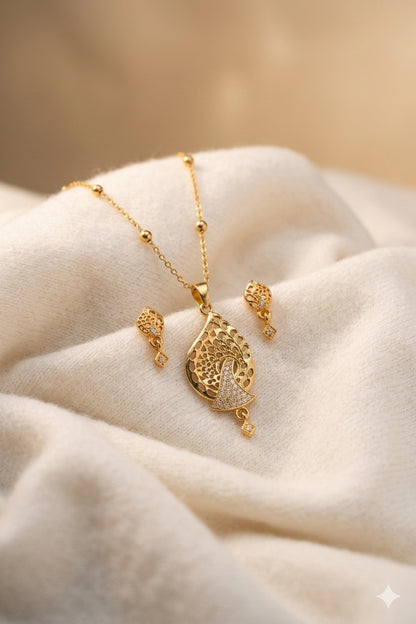 gold plated Cheyenne necklaceset