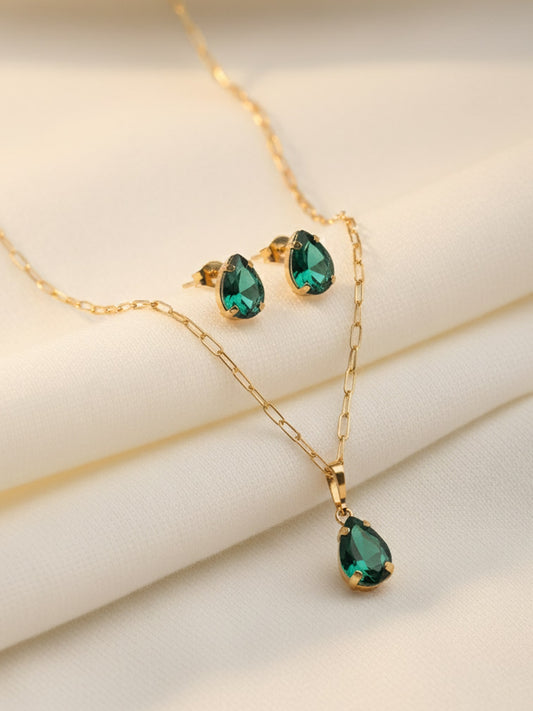 gold plated Marlowe neckalce set