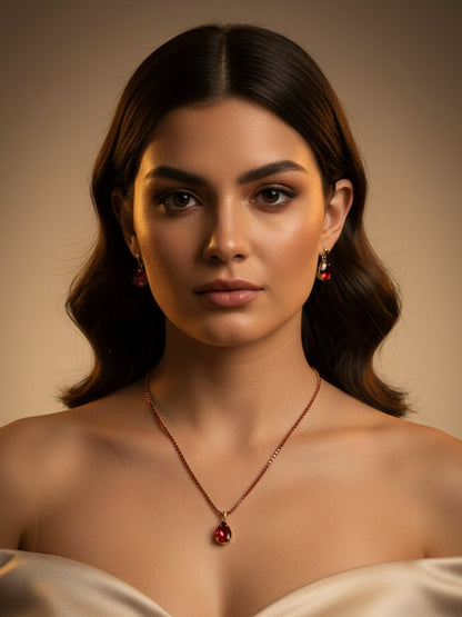 gold plated Icelynn necklace set