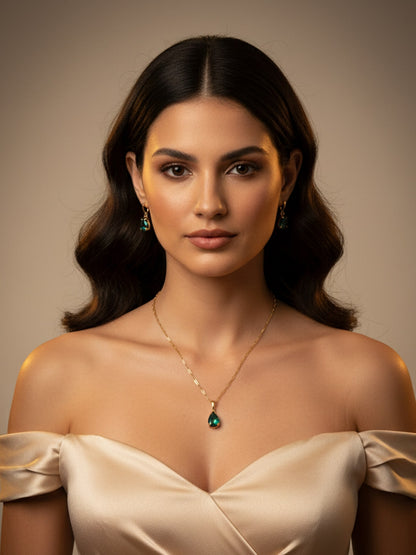 gold plated Marlowe neckalce set
