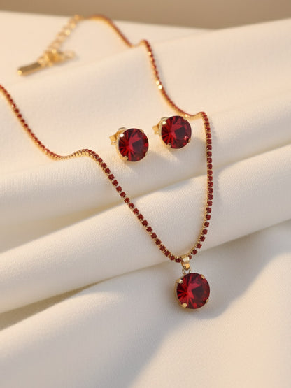 gold plated Luisa necklace set