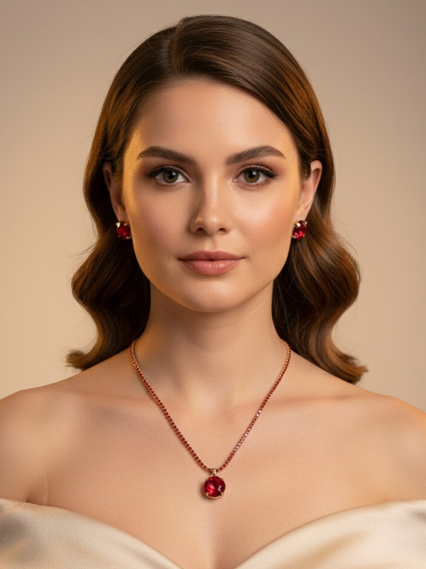 gold plated Luisa necklace set