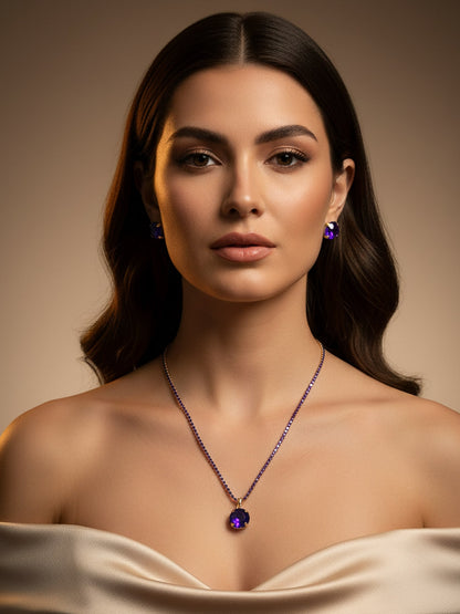 gold plated Lettie necklace set