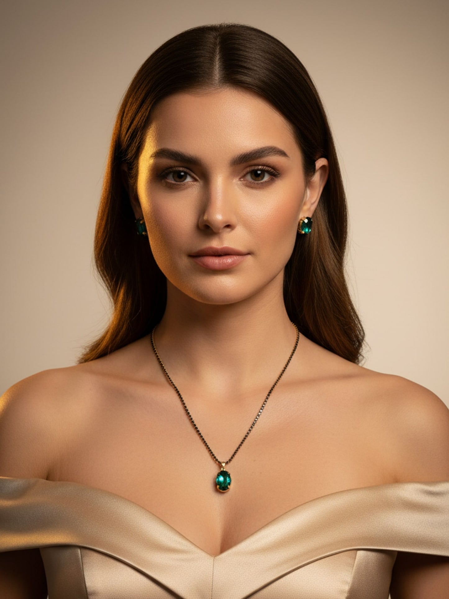 gold plated Lucy necklace set