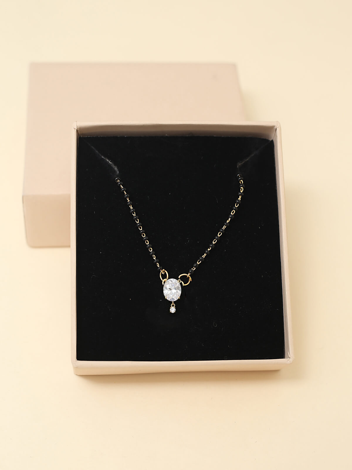 oval Diamond   magalsutra